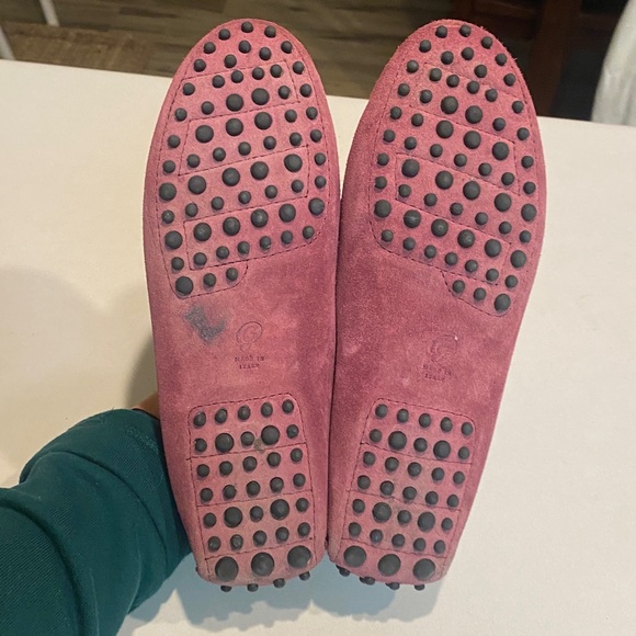 M. GEMI THE FELIZE SUEDE DRIVING SHOE MOCCASIN LOAFER BURGUNDY WOMENS SZ 39 - Picture 12 of 14